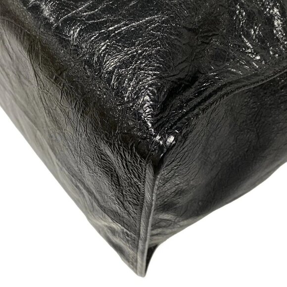 Auth BALENCIAGA Shopper Garment Tote Bag 811607 Black Lambskin - Tote Bag - Picture 4 of 16